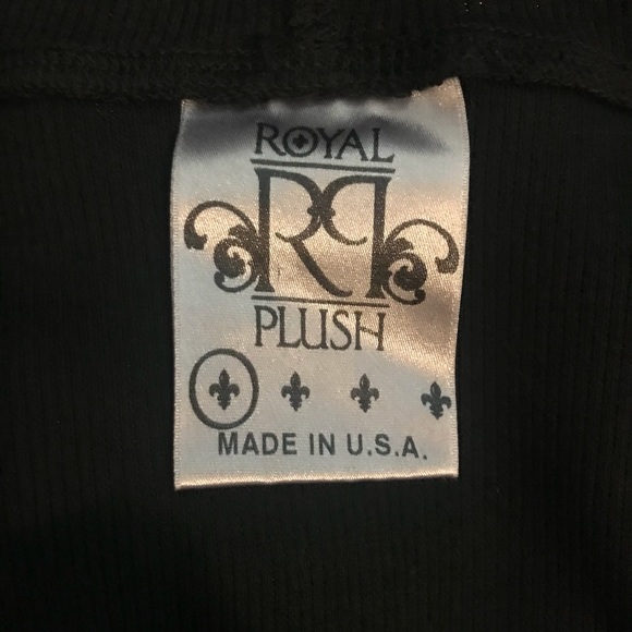 Royal Plush, Hooded Black, Long Sleeve - Picture 5 of 5